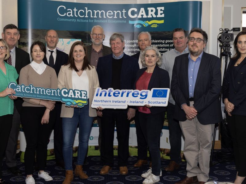 CatchmentCARE Project Team along with Ella McSweeny and Joe Mahon