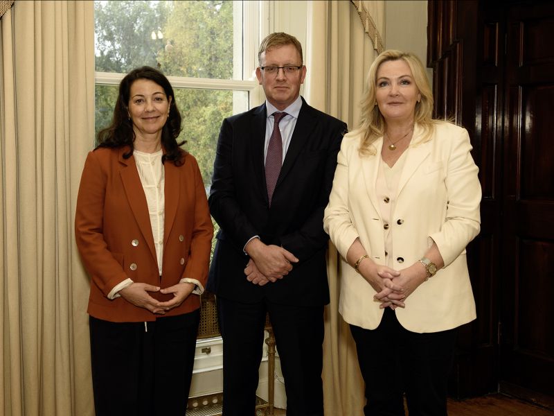 Sophia Alves Director DG Regional and Urban Policy at EU Commission, Andrew Condon Head of Cohesion Policy at Department of Public Expenditure, NDP Del, Gina McIntyre, CEO SEUPB