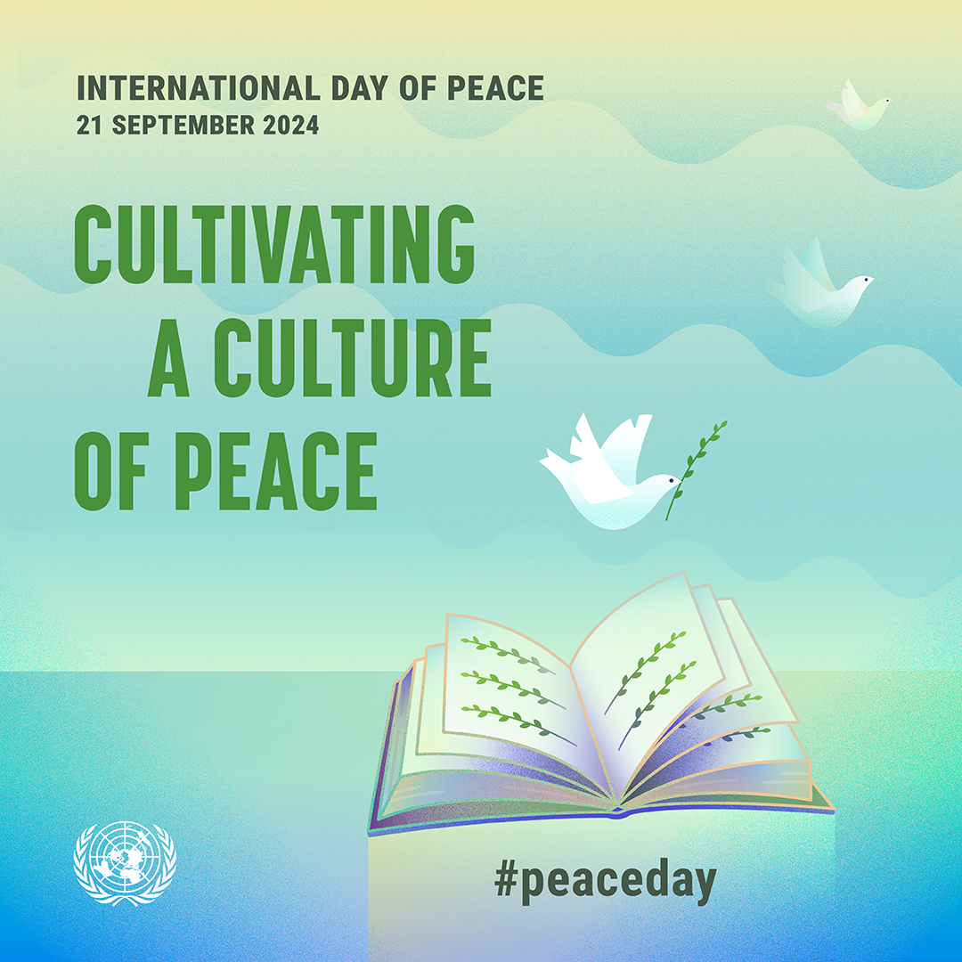  UN social media graphic for Peace Day 2024: