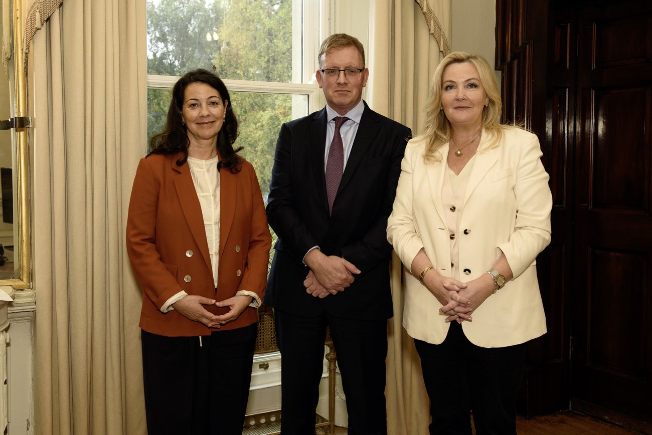 (left to right) Sophia Alves Director DG Regional and Urban Policy at EU Commission, Andrew Condon Head of Cohesion Policy at Department of Public Expenditure, NDP Delivery and Reform, Gina McIntyre CEO of the Special EU Programmes Body